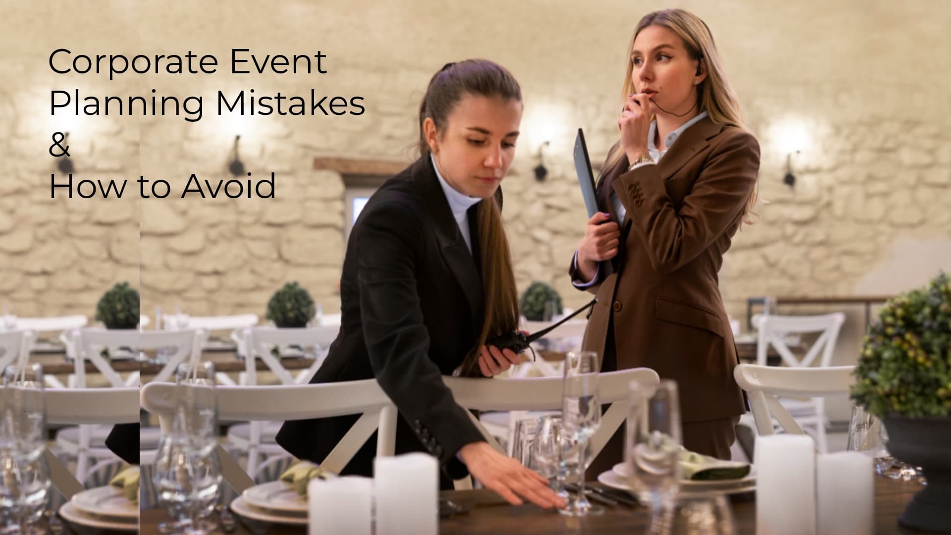 Common Corporate Event Planning Mistakes & How to Avoid Them